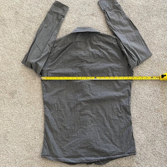 Ralph Lauren Black Label Tailored Fit Checkered Button Down Made in Italy M - Picture 6 of 6